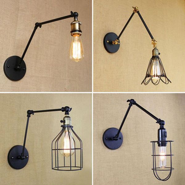 wall lamp wrought iron rh long arm glass industrial style retro creative adjustable aisle corridor restaurant el
wall lamp wrought iron rh long arm glass industrial style retro creative adjustable aisle corridor restaurant el