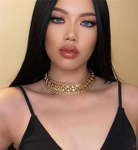 chokers punk multi-layer hip-hop style thick chain clavicle necklace temperament all-match twist cross female jewelry, Golden;silver
chokers punk multi-layer hip-hop style thick chain clavicle necklace temperament all-match twist cross female jewelry, Golden;silver