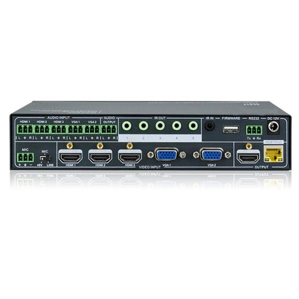 audio cables & connectors sc51t mixed inputs vga to scaler switcher with hdbaset out supports 5 video, 1 mic
audio cables & connectors sc51t mixed inputs vga to scaler switcher with hdbaset out supports 5 video, 1 mic