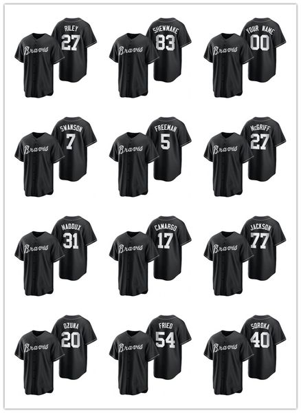 atlanta freddie an ronald acuna jr. ozzie albies dansby swanson black white 2021 braves all black fashion baseball jersey
atlanta freddie an ronald acuna jr. ozzie albies dansby swanson black white 2021 braves all black fashion baseball jersey
