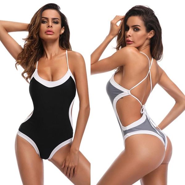 one-piece suits 1 piece swimsuit women cross bandage tie bathing suit push up patchwork backless bikini set
one-piece suits 1 piece swimsuit women cross bandage tie bathing suit push up patchwork backless bikini set