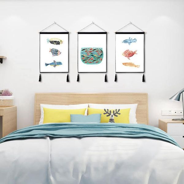 tapestries wall hanging tapestry scroll painting canvas cartoon fish print pictures art bedroom colorful decorative
tapestries wall hanging tapestry scroll painting canvas cartoon fish print pictures art bedroom colorful decorative
