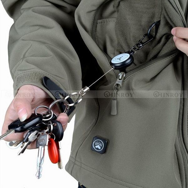 edc outdoor steel rope burglar keychain tactical retractable key chain camping key ring, Silver
edc outdoor steel rope burglar keychain tactical retractable key chain camping key ring, Silver