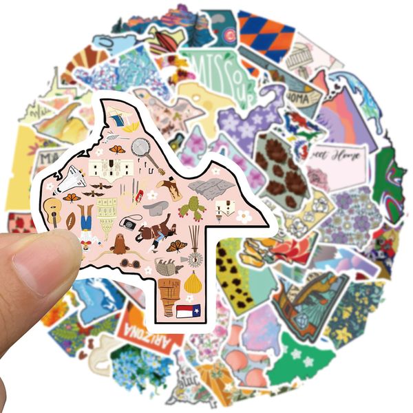 55pcs/set poster small waterproof skateboard stickers cartoon us state territory for notebook lapbottle helmet car sticker pvc guitar decals
55pcs/set poster small waterproof skateboard stickers cartoon us state territory for notebook lapbottle helmet car sticker pvc guitar decals