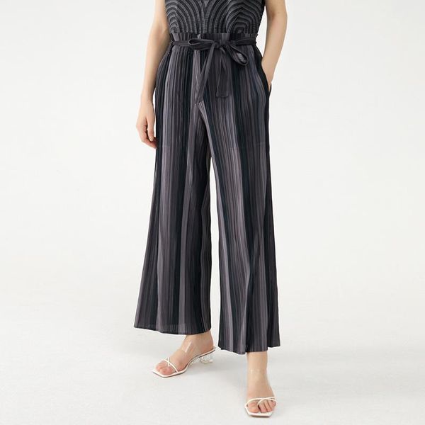 women's pants & capris autumn temperament pleated stripe printing high waist wide leg loose women, Black;white
women's pants & capris autumn temperament pleated stripe printing high waist wide leg loose women, Black;white