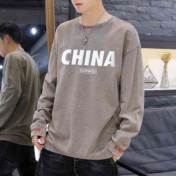 men's sweater 2021 autumn new men's long sleeved coat korean chao brand round neck fit youth bottoming shirt, Black
men's sweater 2021 autumn new men's long sleeved coat korean chao brand round neck fit youth bottoming shirt, Black