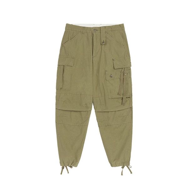 men's pants spring and autumn product street fashion europe america pure color loose versatile casual lace up woven trousers, Black
men's pants spring and autumn product street fashion europe america pure color loose versatile casual lace up woven trousers, Black
