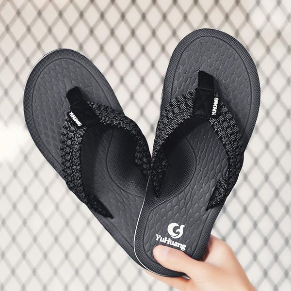 slippers flip-flops men's summer fashion outer wear personality non-slip soft sole light and comfortable beach shoes, Black
slippers flip-flops men's summer fashion outer wear personality non-slip soft sole light and comfortable beach shoes, Black