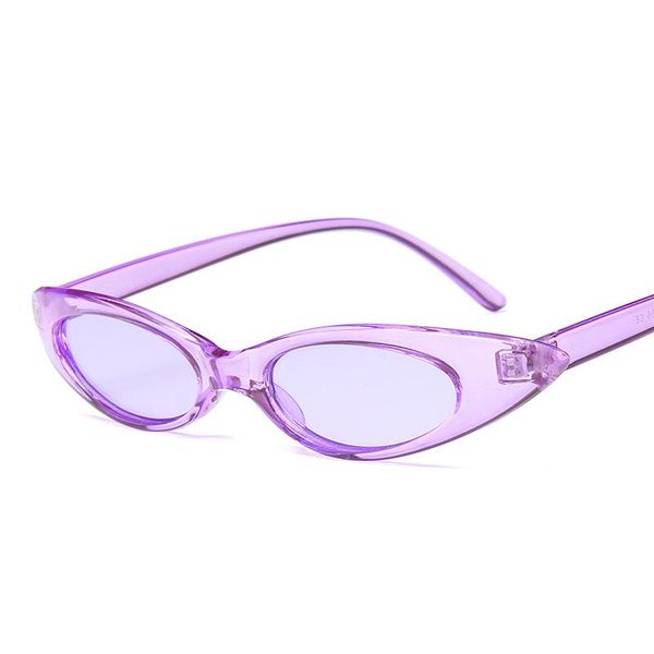 small frame cat eye sunglasses women colorful jelly color retro spectacles metal hinge personality glasses, White;black
small frame cat eye sunglasses women colorful jelly color retro spectacles metal hinge personality glasses, White;black