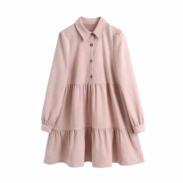 women fashion corduroy a-line mini dress female long sleeve clothes casual lady loose vestido d6968 210430, Black;gray
women fashion corduroy a-line mini dress female long sleeve clothes casual lady loose vestido d6968 210430, Black;gray