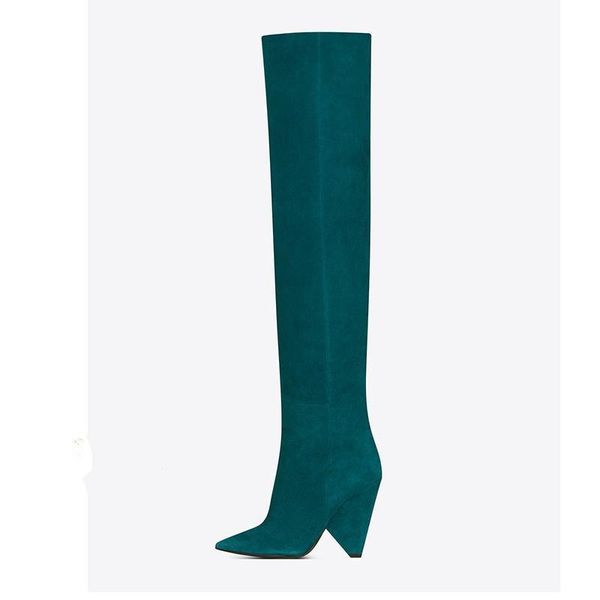 boots spring and autumn pleated ladies over the knee elegant pointed tapered high heels nightclub catwalk, Black
boots spring and autumn pleated ladies over the knee elegant pointed tapered high heels nightclub catwalk, Black