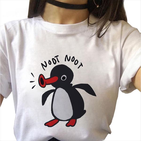 fashion casual penguin cartoon womens t shirt graphics o neck short sleeve harajuku female, White
fashion casual penguin cartoon womens t shirt graphics o neck short sleeve harajuku female, White