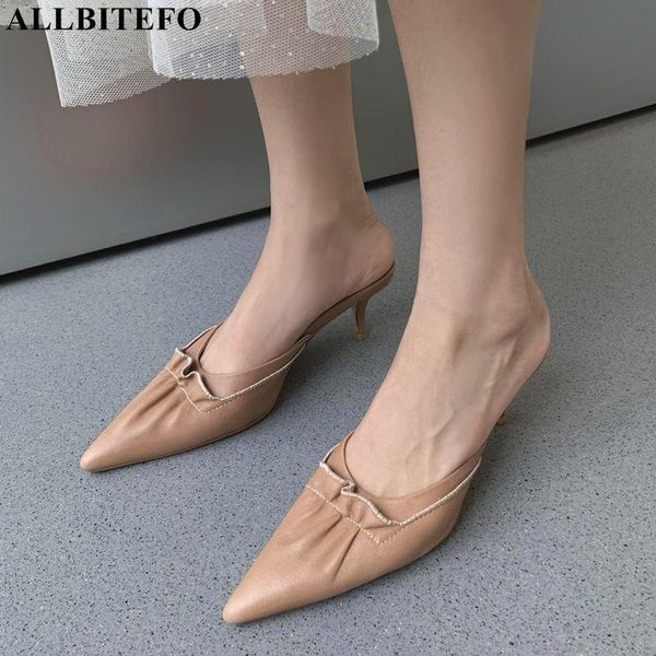 fold design soft genuine leather women sandals expose the heel shoes fashion street outdoor summer slippers flip flops, Black
fold design soft genuine leather women sandals expose the heel shoes fashion street outdoor summer slippers flip flops, Black