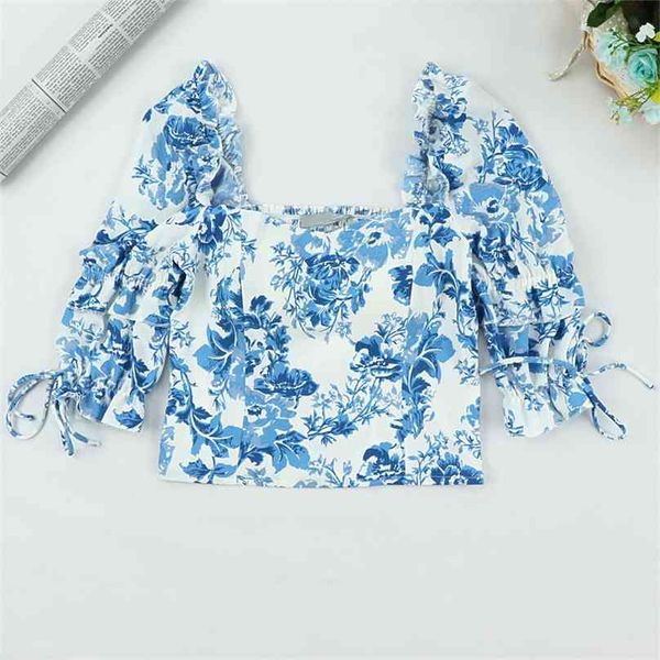 elegant blue floral print blusas mujer de moda slim vintage half sleeve tie women 210520, White
elegant blue floral print blusas mujer de moda slim vintage half sleeve tie women 210520, White