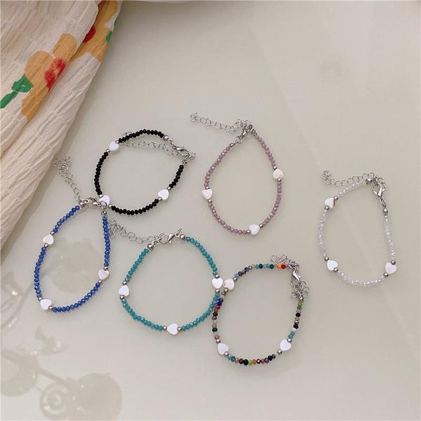 link, chain 2021 korean fashion ins style pearl bracelet retro simple love crystal niche cold wind for women jewelry, Black
link, chain 2021 korean fashion ins style pearl bracelet retro simple love crystal niche cold wind for women jewelry, Black