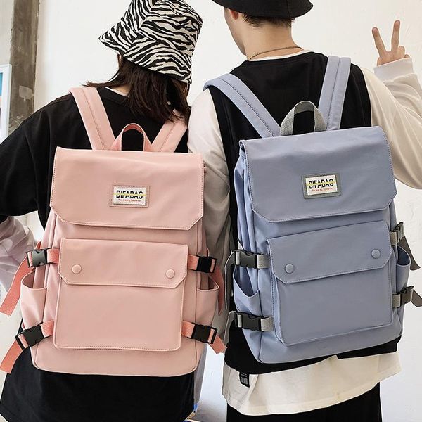 fashion pure color backpack large capacity school bags for middle and high students waterproof nylon travel bag
fashion pure color backpack large capacity school bags for middle and high students waterproof nylon travel bag