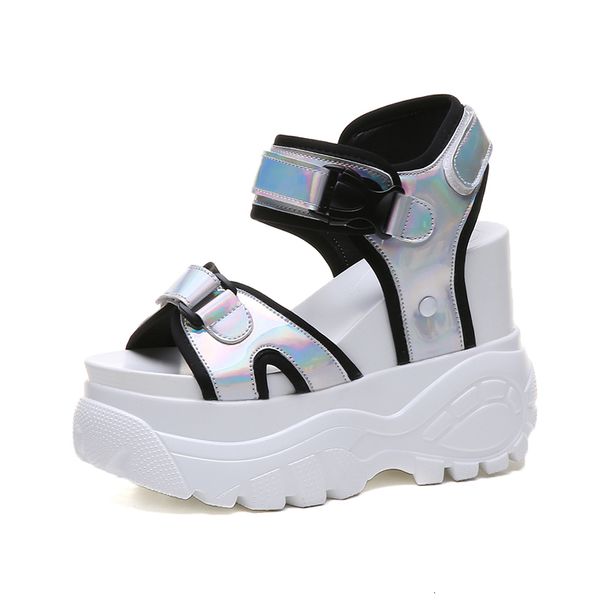 sandals wedge 11cm/4.29inch height fashion summer supper high heel shoes woman chunky thick bottom flat platform cekr, Black
sandals wedge 11cm/4.29inch height fashion summer supper high heel shoes woman chunky thick bottom flat platform cekr, Black