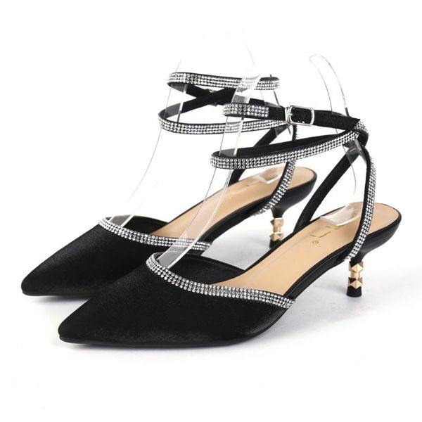 sandals baotou high heels women stiletto hollow shallow mouth pointed rhinestone single shoes, Black
sandals baotou high heels women stiletto hollow shallow mouth pointed rhinestone single shoes, Black