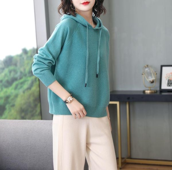 women cashmere hooded sweater 100% wool knitwear elegant ladies pure blouse pullovers women's knits & tees, White
women cashmere hooded sweater 100% wool knitwear elegant ladies pure blouse pullovers women's knits & tees, White