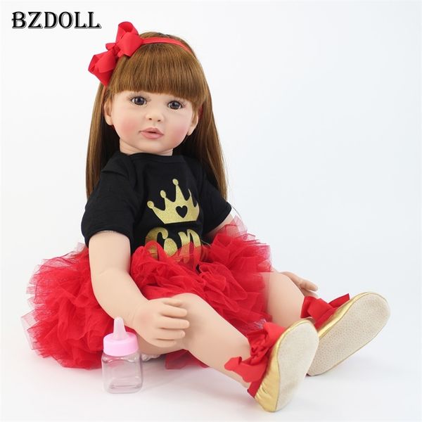 60cm soft silicone reborn baby doll toys 24inch princess toddler babies girl boneca kid birthday gift realistic alive bebe 220315
60cm soft silicone reborn baby doll toys 24inch princess toddler babies girl boneca kid birthday gift realistic alive bebe 220315
