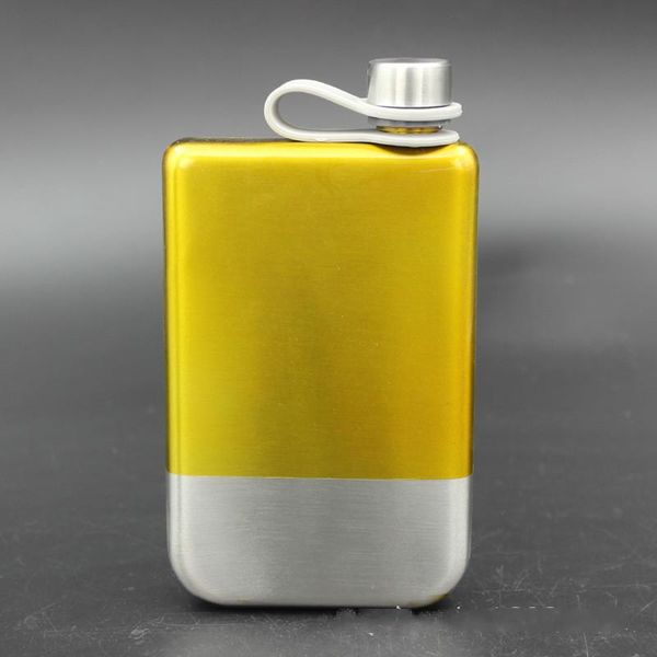 hip flasks 9oz stainless steel pocket flask drink alcohol whiskey russian liquor pot yellow painted wine bottle as gift
hip flasks 9oz stainless steel pocket flask drink alcohol whiskey russian liquor pot yellow painted wine bottle as gift
