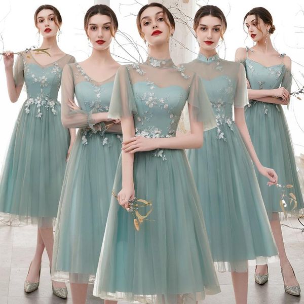 bridesmaid dress greydish green sweat lady girl women princess banquet party ball gown, White;pink
bridesmaid dress greydish green sweat lady girl women princess banquet party ball gown, White;pink