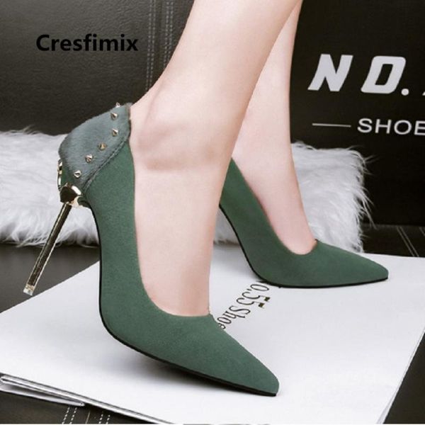 women fashion comfortable spring & summer slip on high heel pumps lady casual rivet green shoes cool e2599 dress, Black
women fashion comfortable spring & summer slip on high heel pumps lady casual rivet green shoes cool e2599 dress, Black