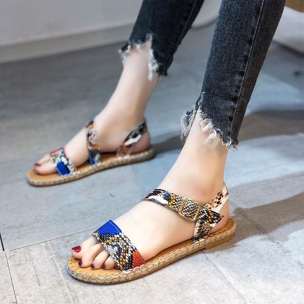 Snake Pattern Ethnic Summer Women Sandals 2021 Sewing Hemps Heels Buckle Ankle Strap Ladies Sandales Female Beach Flat Shoes New, Black
Snake Pattern Ethnic Summer Women Sandals 2021 Sewing Hemps Heels Buckle Ankle Strap Ladies Sandales Female Beach Flat Shoes New, Black