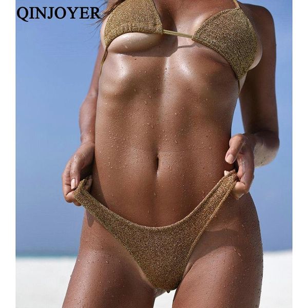 women's swimwear qinjoyer solid swimsuit 2021 women brazilian micro bikini set string biquini female thong swim bathing suit, White;black
women's swimwear qinjoyer solid swimsuit 2021 women brazilian micro bikini set string biquini female thong swim bathing suit, White;black