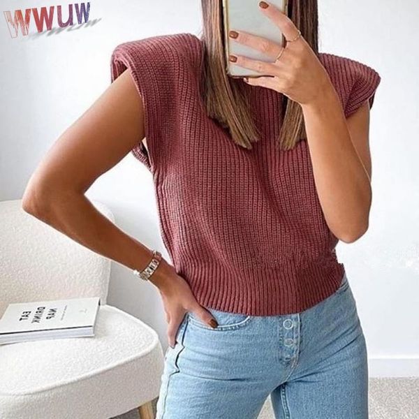 women's sweaters loose turtleneck sleeveless vest sweater women with shoulder pads knitted pullover autumn winter jumper casual fashio, White;black
women's sweaters loose turtleneck sleeveless vest sweater women with shoulder pads knitted pullover autumn winter jumper casual fashio, White;black