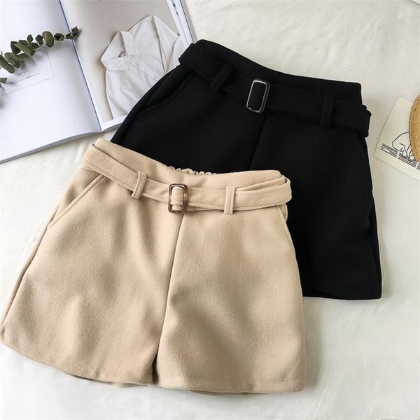 women's shorts gruiiceen winter high waist women fashion office work with belt gy2021509, White;black
women's shorts gruiiceen winter high waist women fashion office work with belt gy2021509, White;black