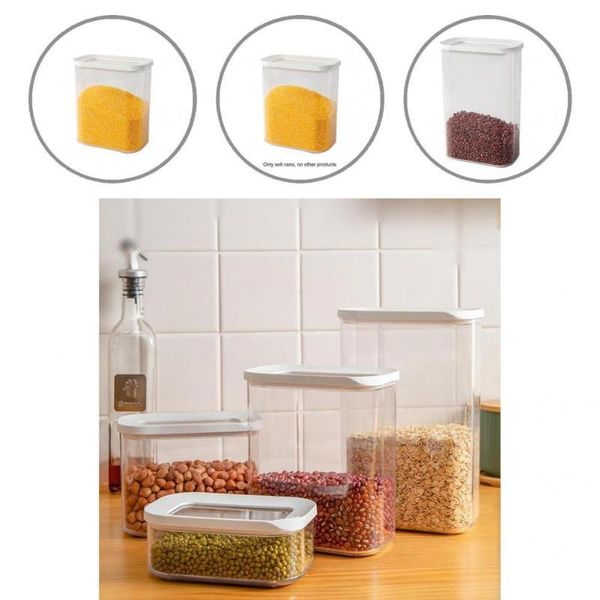 storage bottles & jars not easy deformed convenient anti-wear plastic food box solid color tank good sealing for kitchen
storage bottles & jars not easy deformed convenient anti-wear plastic food box solid color tank good sealing for kitchen