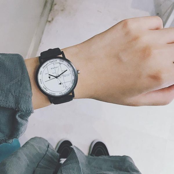 wristwatches geometric function creative women watches fashion unique design vintage leather quartz clock casual retro watch gifts, Slivery;brown
wristwatches geometric function creative women watches fashion unique design vintage leather quartz clock casual retro watch gifts, Slivery;brown
