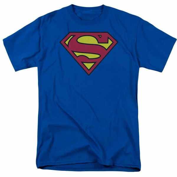 Superman Classic Logo T Shirt Mens Licensed Clark Kent DC Comic Tee Royal Blue, White;black
Superman Classic Logo T Shirt Mens Licensed Clark Kent DC Comic Tee Royal Blue, White;black