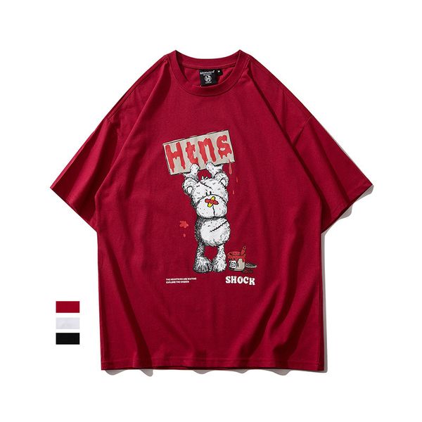 harajuku casual cotton short cartoon printed couple's half sleeve for boys and teenagers sports loose t-shirt, White;black
harajuku casual cotton short cartoon printed couple's half sleeve for boys and teenagers sports loose t-shirt, White;black