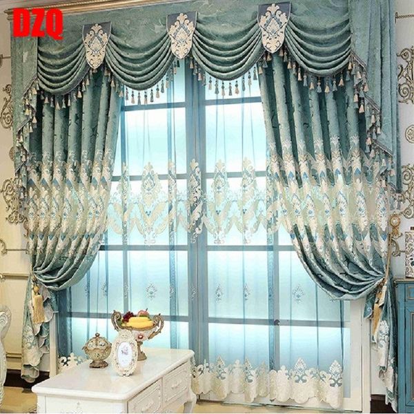 curtain & drapes 2021 chenille jacquard embroidery european large flower hollow fabric curtains for living dining room bedroom
curtain & drapes 2021 chenille jacquard embroidery european large flower hollow fabric curtains for living dining room bedroom
