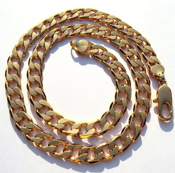 fine wedding jewelry 100% real 18k yellow fine gold 8mm men's necklace 24inch curb link 45g chain gf jewelrynickel not allergic, not e, Silver
fine wedding jewelry 100% real 18k yellow fine gold 8mm men's necklace 24inch curb link 45g chain gf jewelrynickel not allergic, not e, Silver