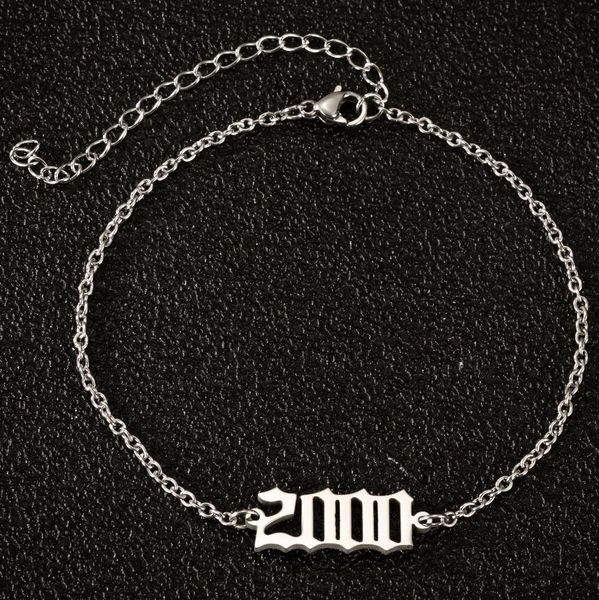 he16 number 12000 arabic numerals birthday year anklet leg bracelet stainless steel fashion jewelry for women men gifts1873156, Golden;silver
he16 number 12000 arabic numerals birthday year anklet leg bracelet stainless steel fashion jewelry for women men gifts1873156, Golden;silver