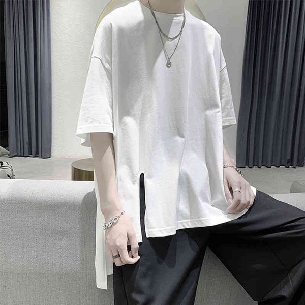 customized insdj short front to irregular long back loosely loosey male tendency half sleeve design flaw t-shir rcks, White;black
customized insdj short front to irregular long back loosely loosey male tendency half sleeve design flaw t-shir rcks, White;black