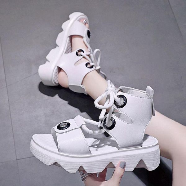 sandals 2021 summer fashion strappy women's muffin thick bottoms show thin roman shoes open toe platform, Black
sandals 2021 summer fashion strappy women's muffin thick bottoms show thin roman shoes open toe platform, Black