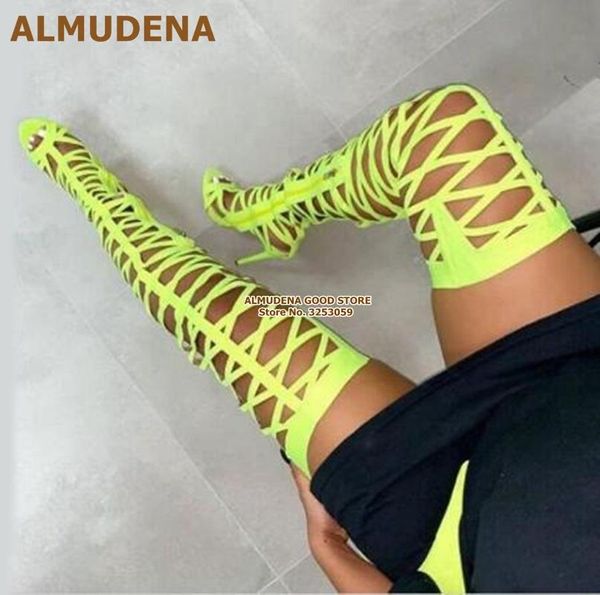 boots almudena over-the-knee caged long belt high heel cross strappy net thigh bucke strap nightclub shoes, Black
boots almudena over-the-knee caged long belt high heel cross strappy net thigh bucke strap nightclub shoes, Black