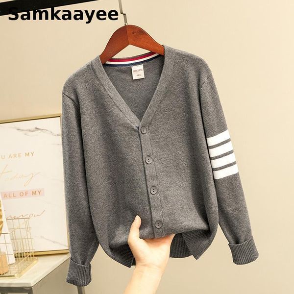 pullover 8-16y kids sweater cardigan spring autumn boys girls knitted clothing children v-neck single breasted clothes striped knitwear 4, Blue
pullover 8-16y kids sweater cardigan spring autumn boys girls knitted clothing children v-neck single breasted clothes striped knitwear 4, Blue