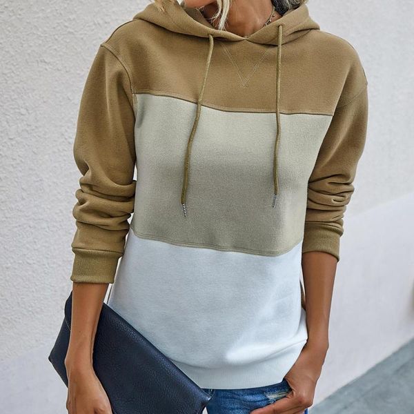 women's hoodies & sweatshirts 2021 casual fashion color block women autumn vintage pocket pullovers lady streetwear hooded sweatshirt, Black
women's hoodies & sweatshirts 2021 casual fashion color block women autumn vintage pocket pullovers lady streetwear hooded sweatshirt, Black
