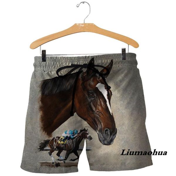men's shorts fashion horse 3d print mens elastic waist summer beach harajuku casual drawstring sh-212, White;black
men's shorts fashion horse 3d print mens elastic waist summer beach harajuku casual drawstring sh-212, White;black