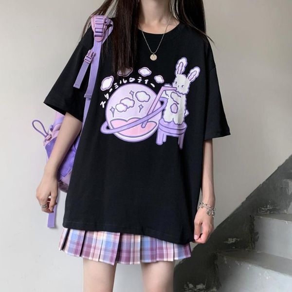 women's t-shirt women kawai japan o neck tshirt streetwear harajuku female print tees hip hop t shirt casual funny girls, White
women's t-shirt women kawai japan o neck tshirt streetwear harajuku female print tees hip hop t shirt casual funny girls, White
