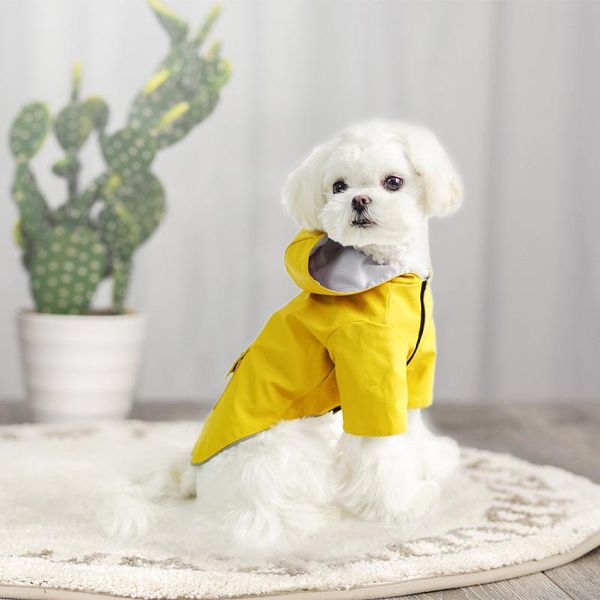 dog raincoat hooded reflective striped pet rain coat autumn winter waterproof mesh breathable and sweat-absorbent solid color apparel
dog raincoat hooded reflective striped pet rain coat autumn winter waterproof mesh breathable and sweat-absorbent solid color apparel