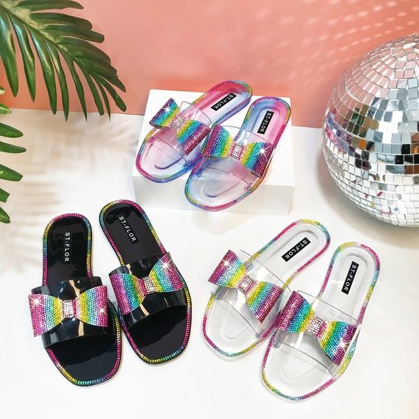 dress shoes transparent women's sandals with crystals, slippers for summer ufbw, Black
dress shoes transparent women's sandals with crystals, slippers for summer ufbw, Black