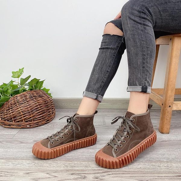 boots 2021 spring autumn women outdoor high toe sneakers lace-up shoes sewing casual handmade leisure ladies, Black
boots 2021 spring autumn women outdoor high toe sneakers lace-up shoes sewing casual handmade leisure ladies, Black