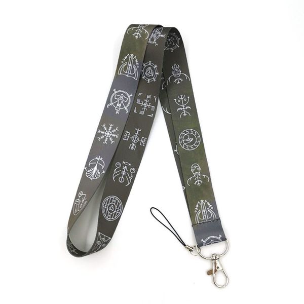 10pcs viking symbols vintage men couple neck strap lanyard keychain phone id badge holder rope key chain keyring accessory gift, Silver
10pcs viking symbols vintage men couple neck strap lanyard keychain phone id badge holder rope key chain keyring accessory gift, Silver