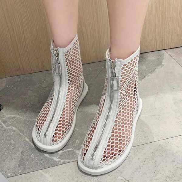 boots college student flats sandals women 2021 summer thin hollow mesh cool flat with ankle mujer, Black
boots college student flats sandals women 2021 summer thin hollow mesh cool flat with ankle mujer, Black